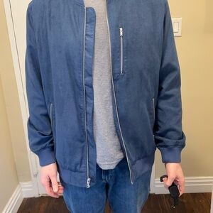 Alfani Men's Navy Bomber Jacket